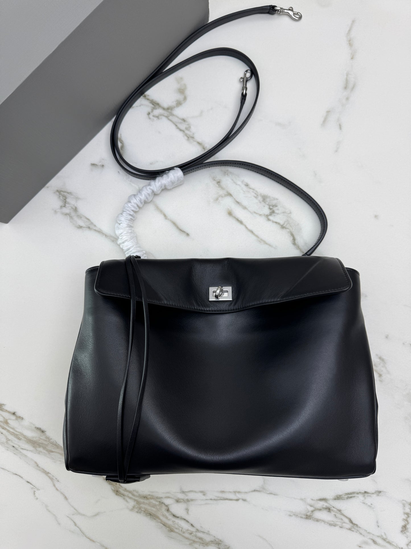 BALENCIAGA Rodeo Medium 黑銀中號