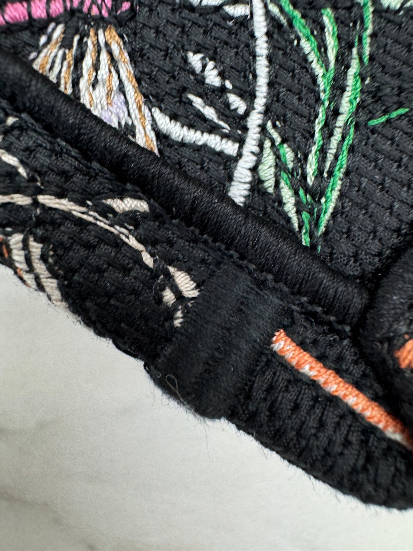 DIOR Book Tote Herbarium Black Medium