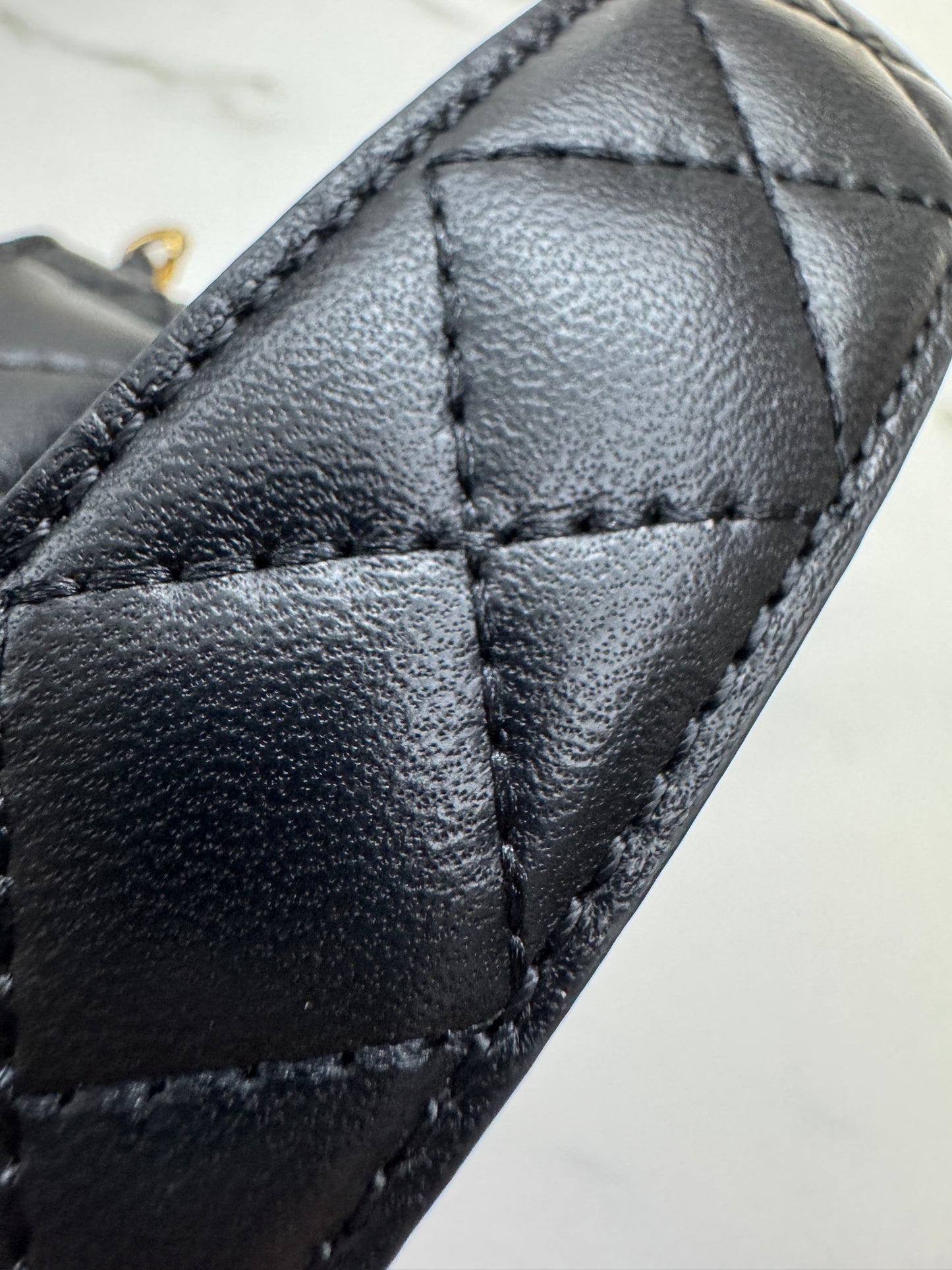 CHANEL 穿皮鏈金扣皮帶