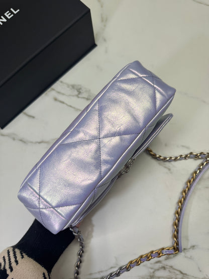 CHANEL 19 Bag Small 22P幻彩紫 小號