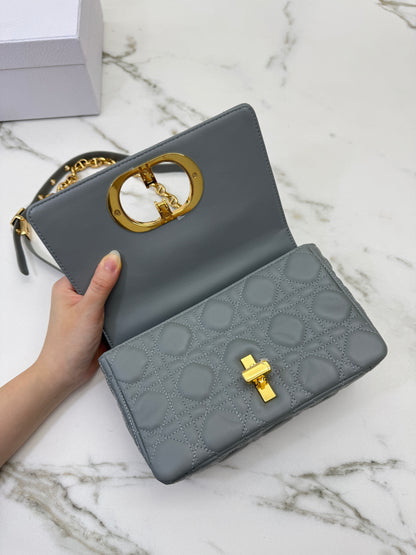 DIOR Caro Small 石灰色