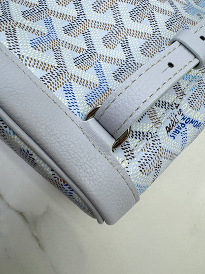 GOYARD 冰川藍 Mini Alpin Backpack Polar Blue