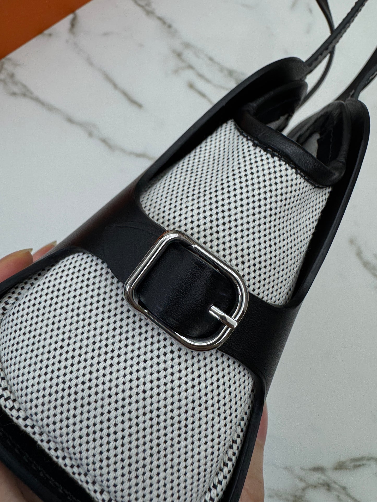 HERMES Tablier 熊貓色