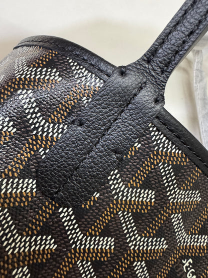 GOYARD 雙面皮款 迷你托特包 Anjour Tote Mini Black