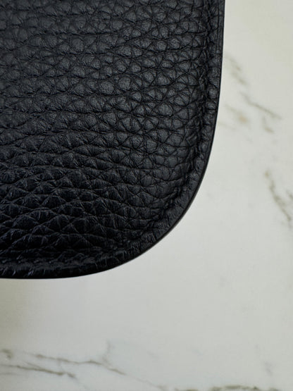 HERMES Halzan 25 黑金 Noir TC GHW