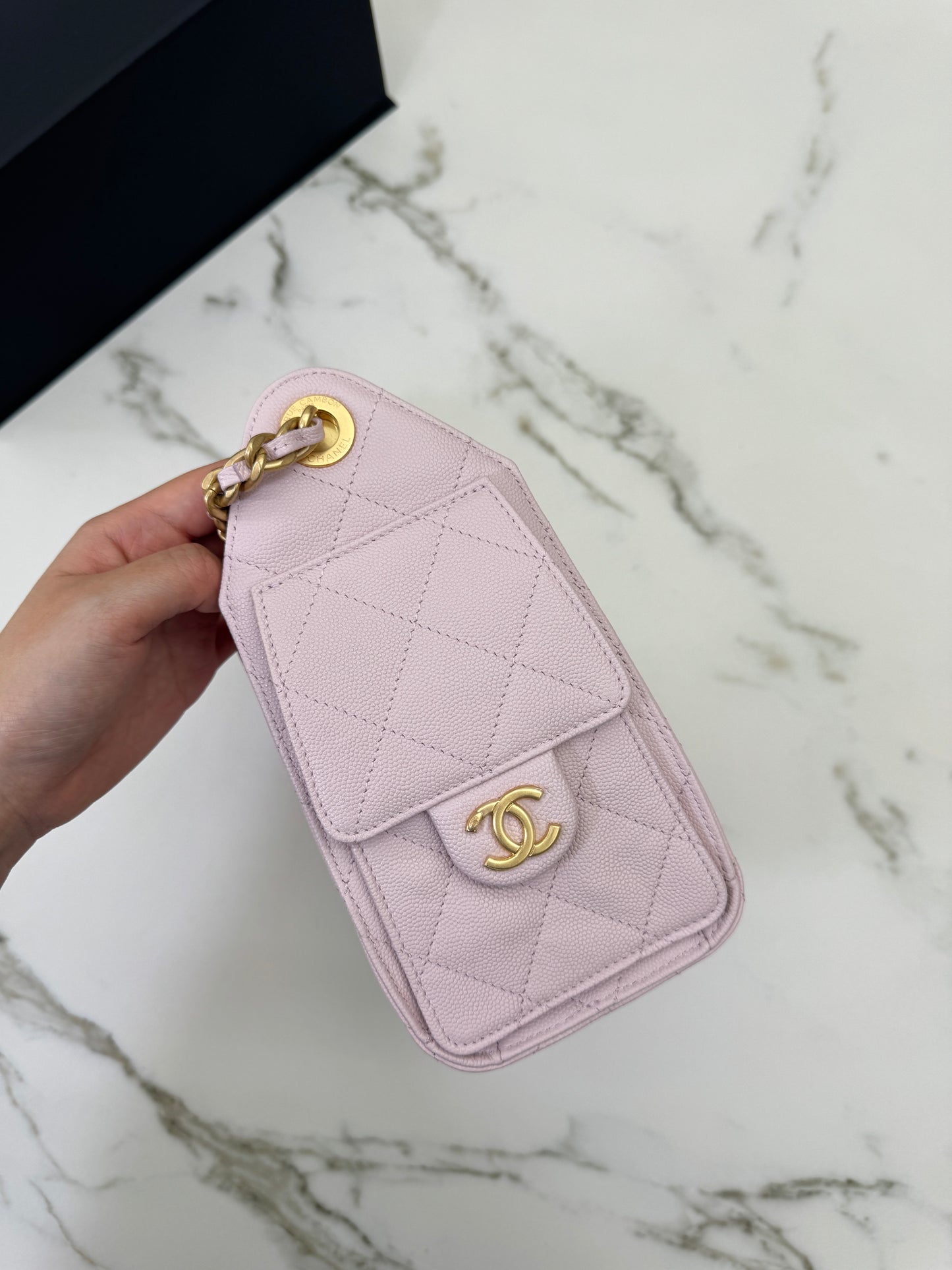 CHANEL Mini 25Bag 26C 淺粉