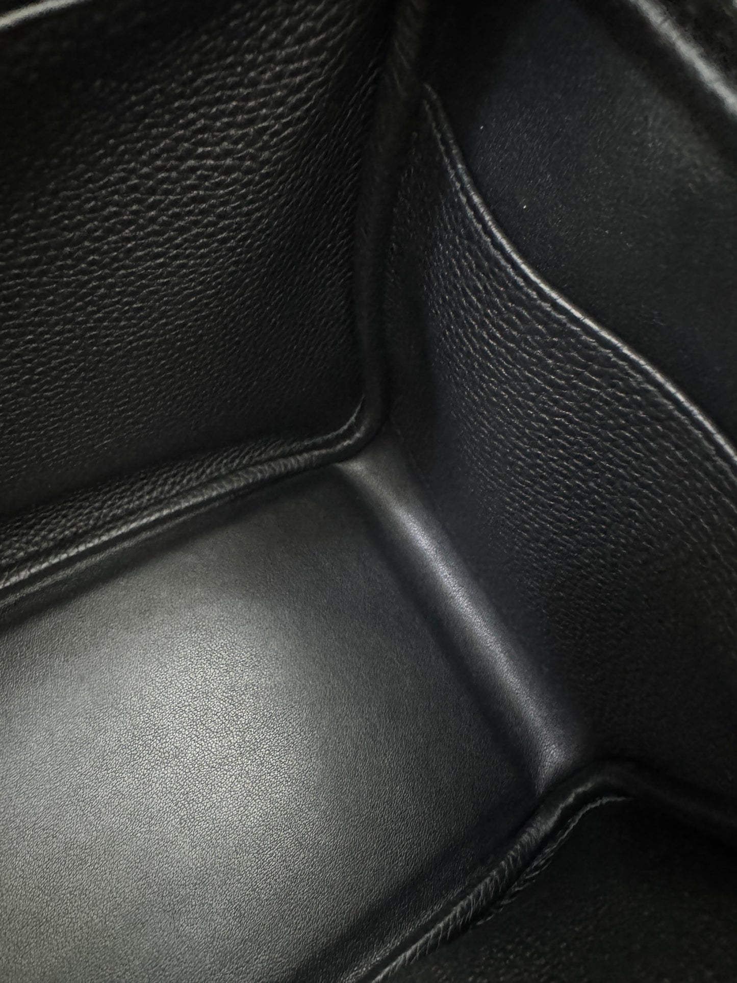 HERMES Lindy30 黑銀 TC Noir PHW