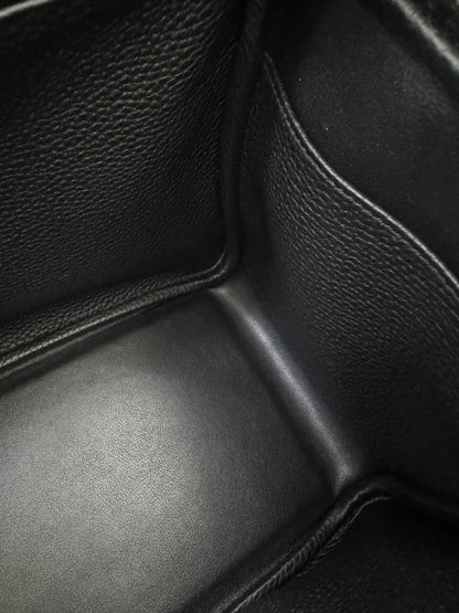 HERMES Lindy30 黑銀 TC Noir PHW