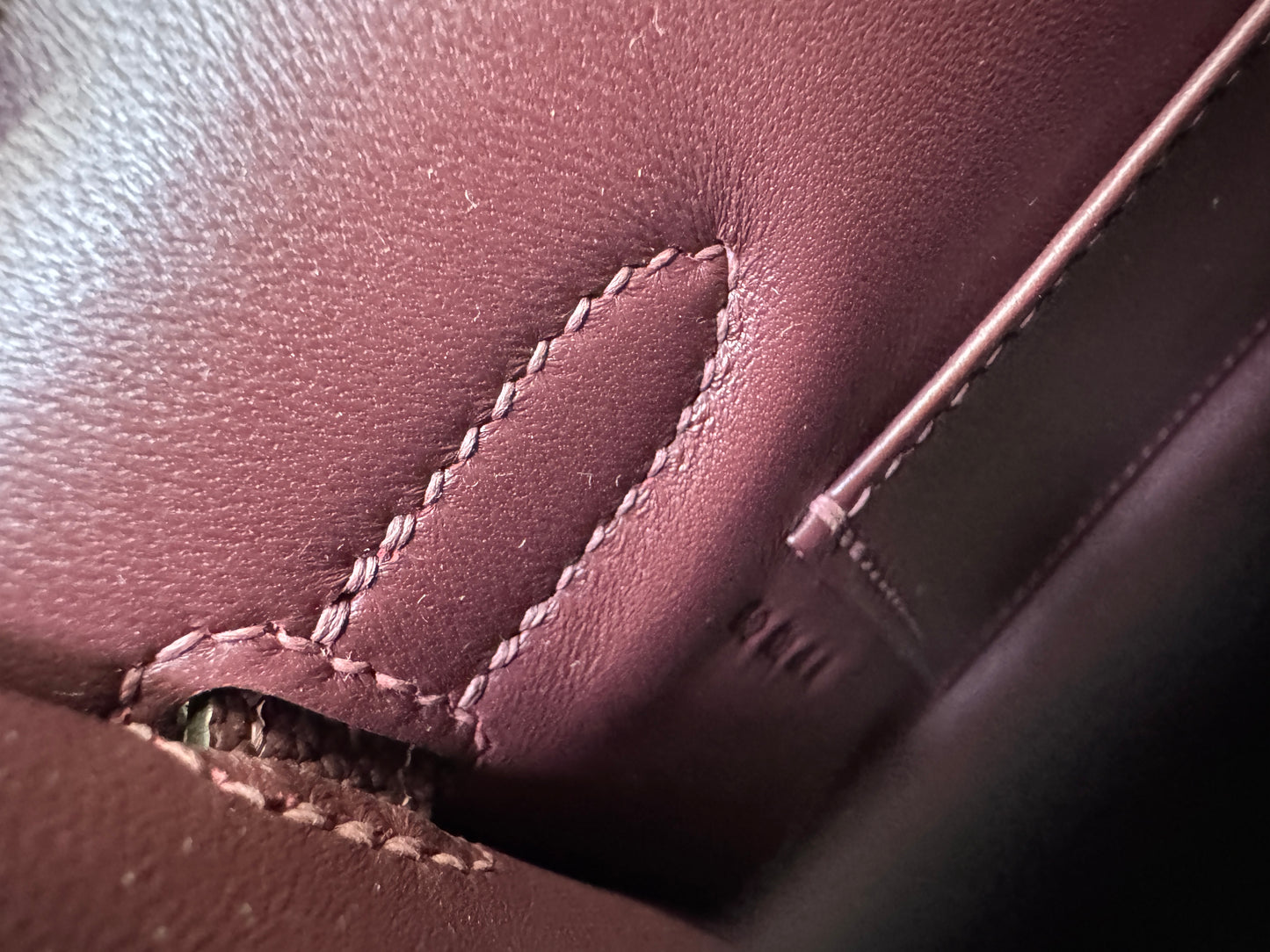 HERMES Kelly Elan 山羊皮 愛馬仕紅 Rough H PHW