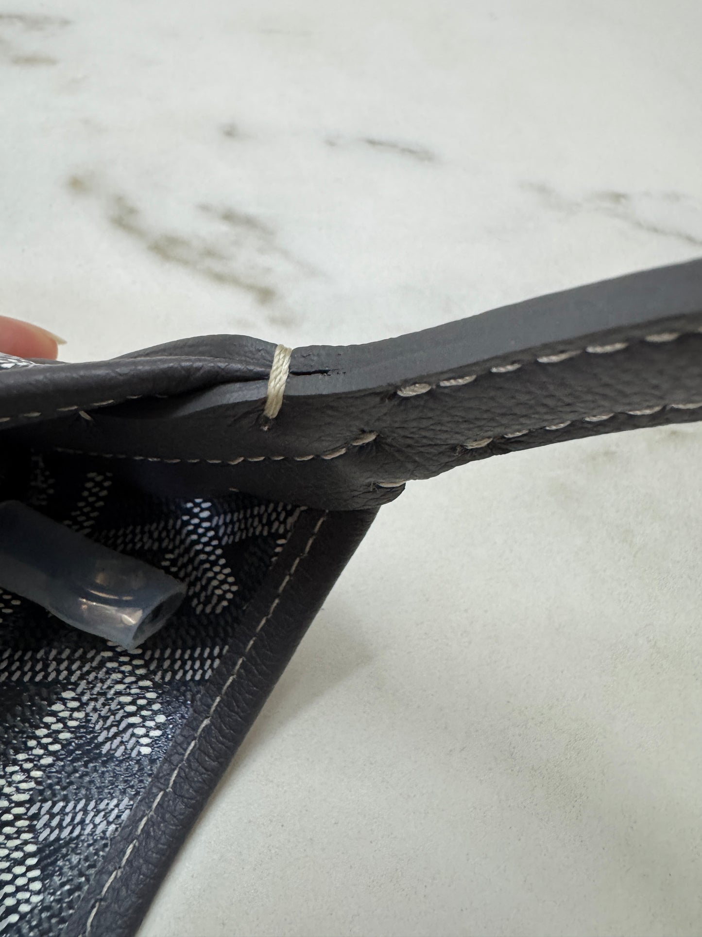 GOYARD Hobo 灰色 粉紅色小愛心版
