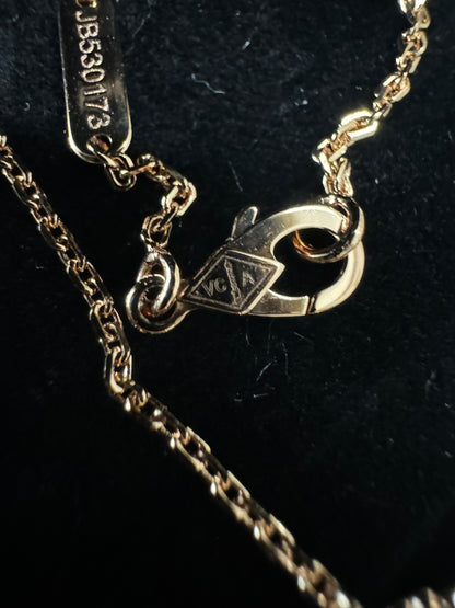 VCA 銀耀石玫瑰金項鏈［2023聖誕款］