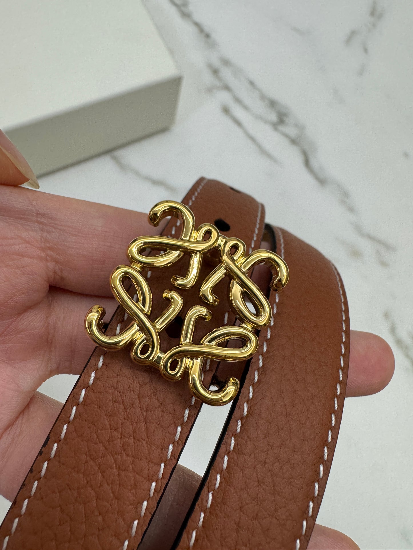 LOEWE Anagram Belt 2cm