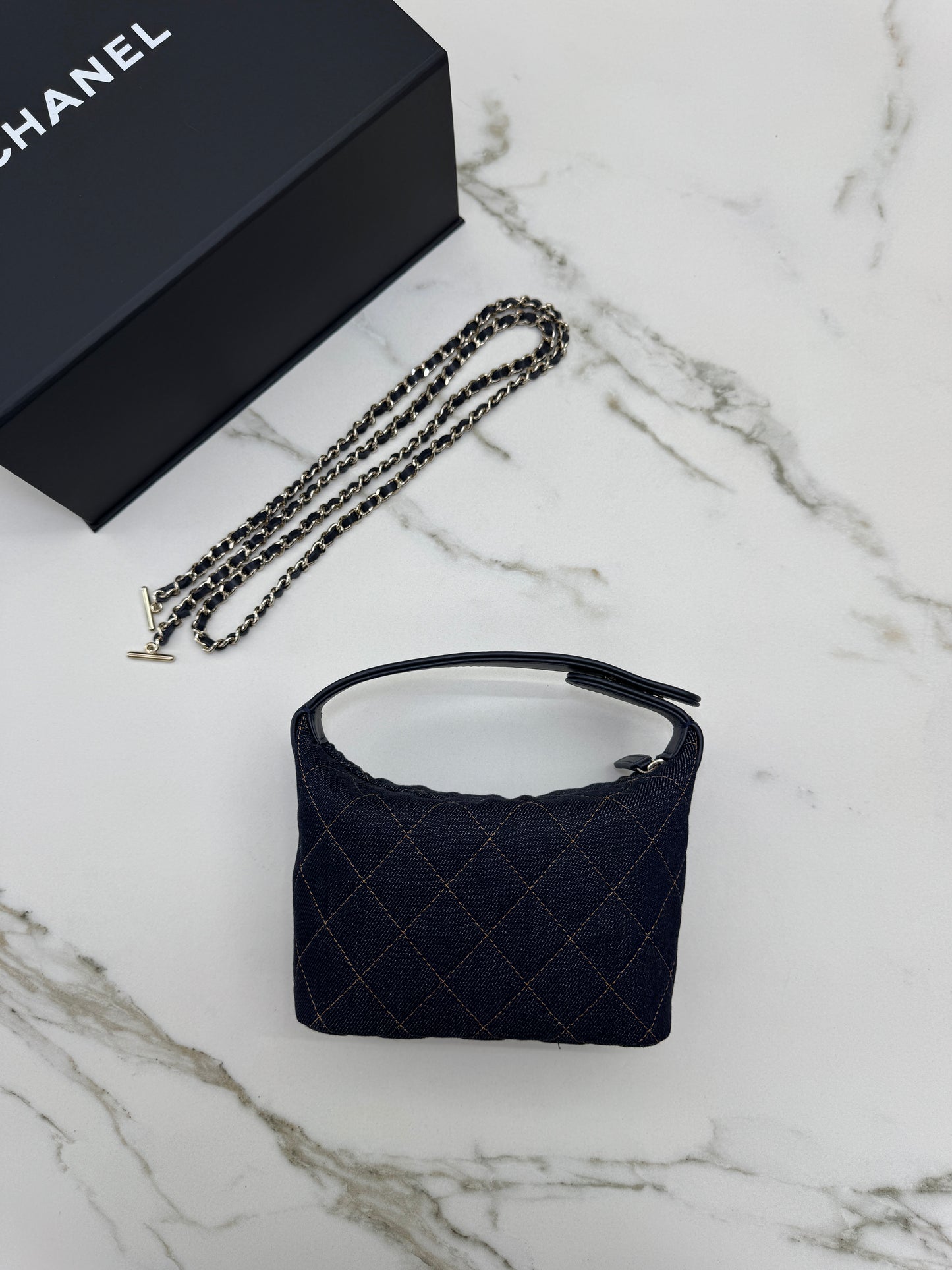 CHANEL 26P牛仔飯盒包