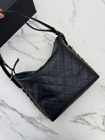 CHANEL 25S 兩用Hobo雙肩包 Medium