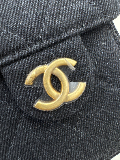 CHANEL Mini 25 Bag 黑牛仔26C