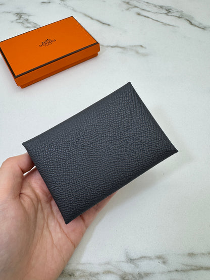 HERMES Calvi Duo 石板灰 Epsom 85 Ardoise