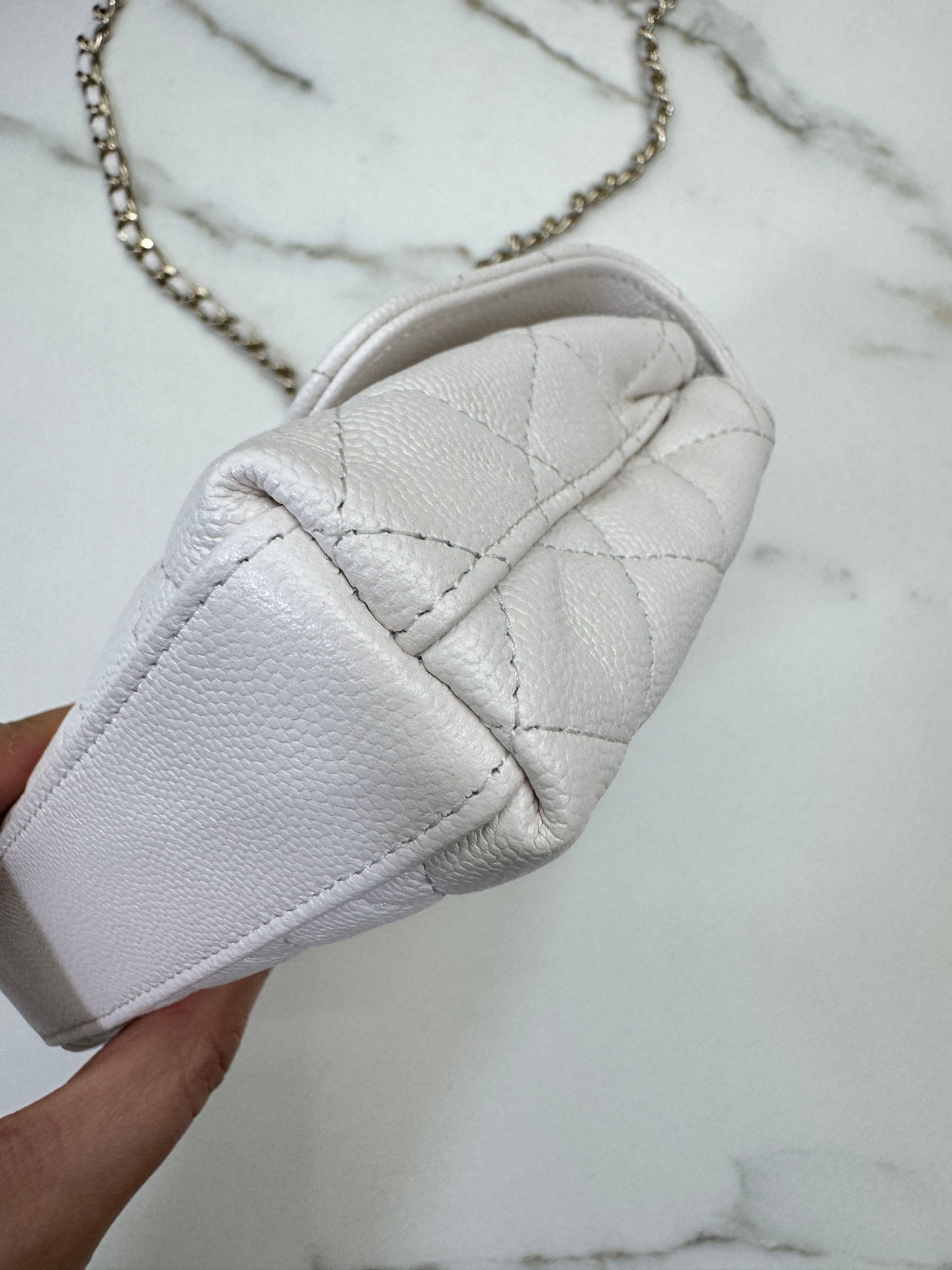 CHANEL Coco Handle Nano 白色