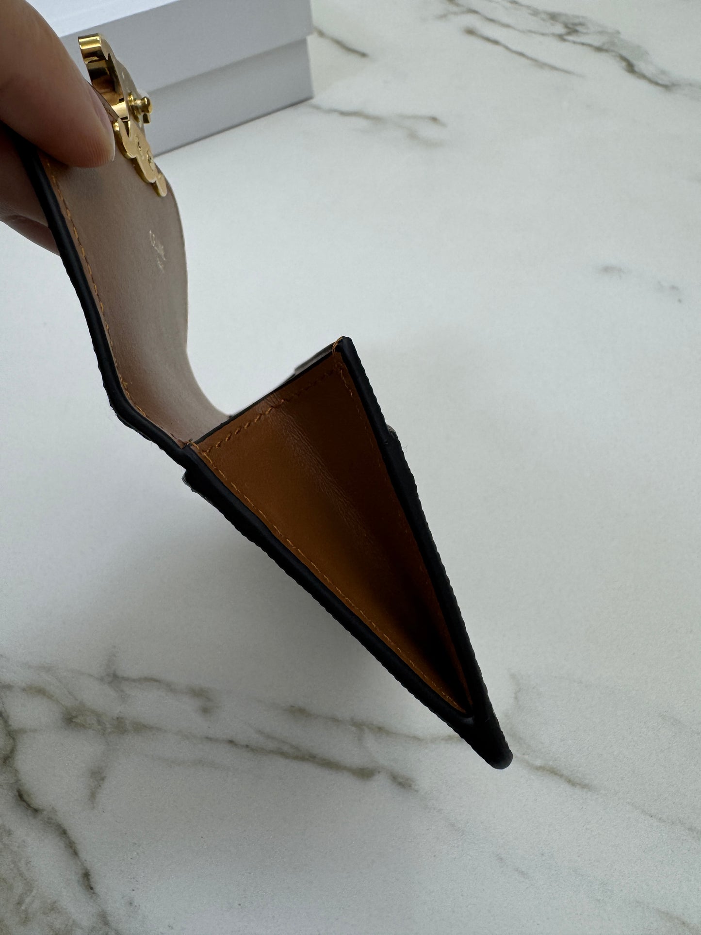 CELINE Triomphe 老花帆布 Cardholder