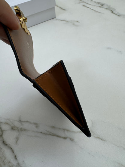 CELINE Triomphe 老花帆布 Cardholder