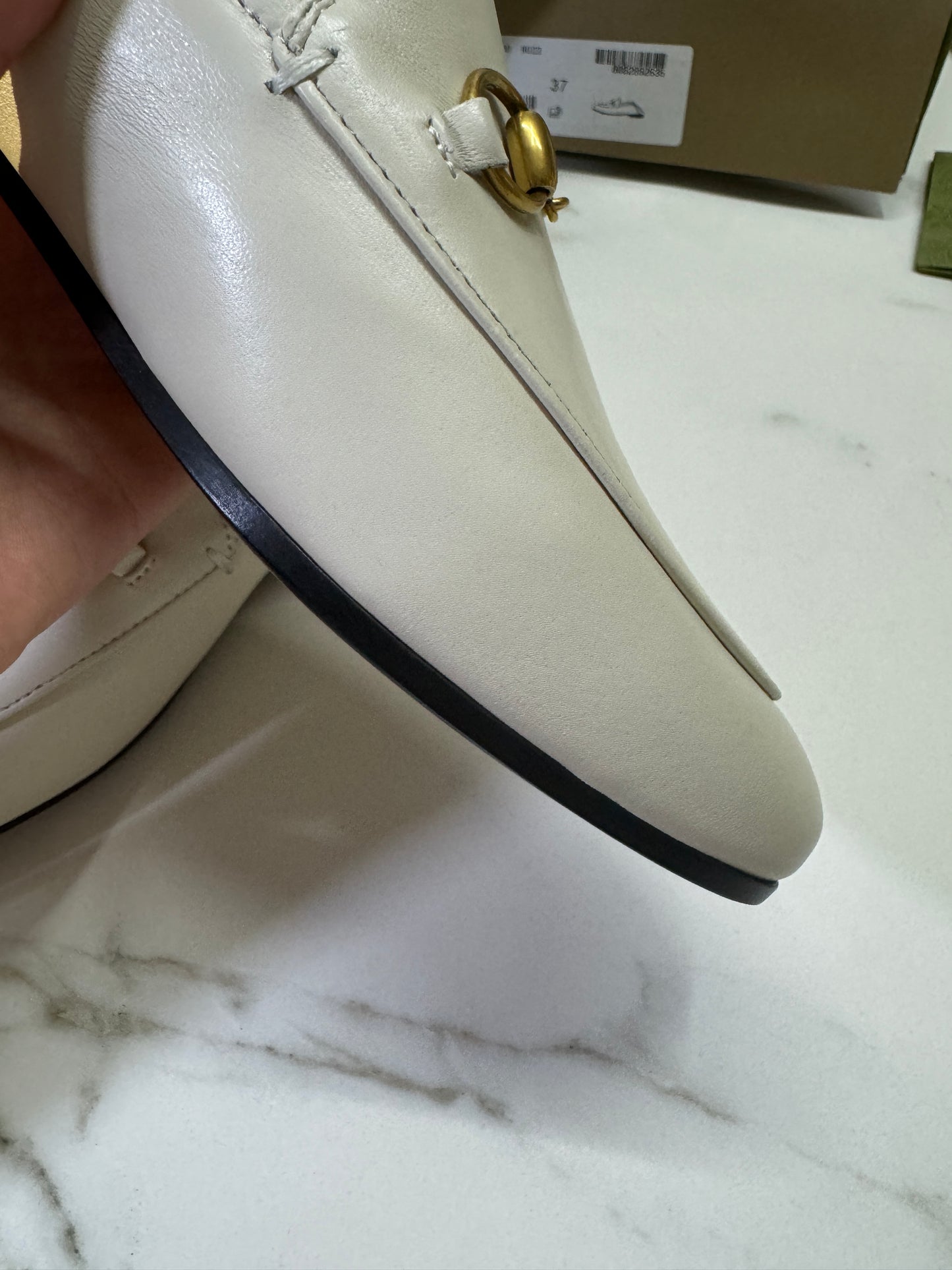 GUCCI Loafers 踩跟樂福鞋 奶白色