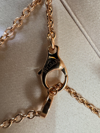 BVLGARI B.Zero 玫瑰金大號項鏈