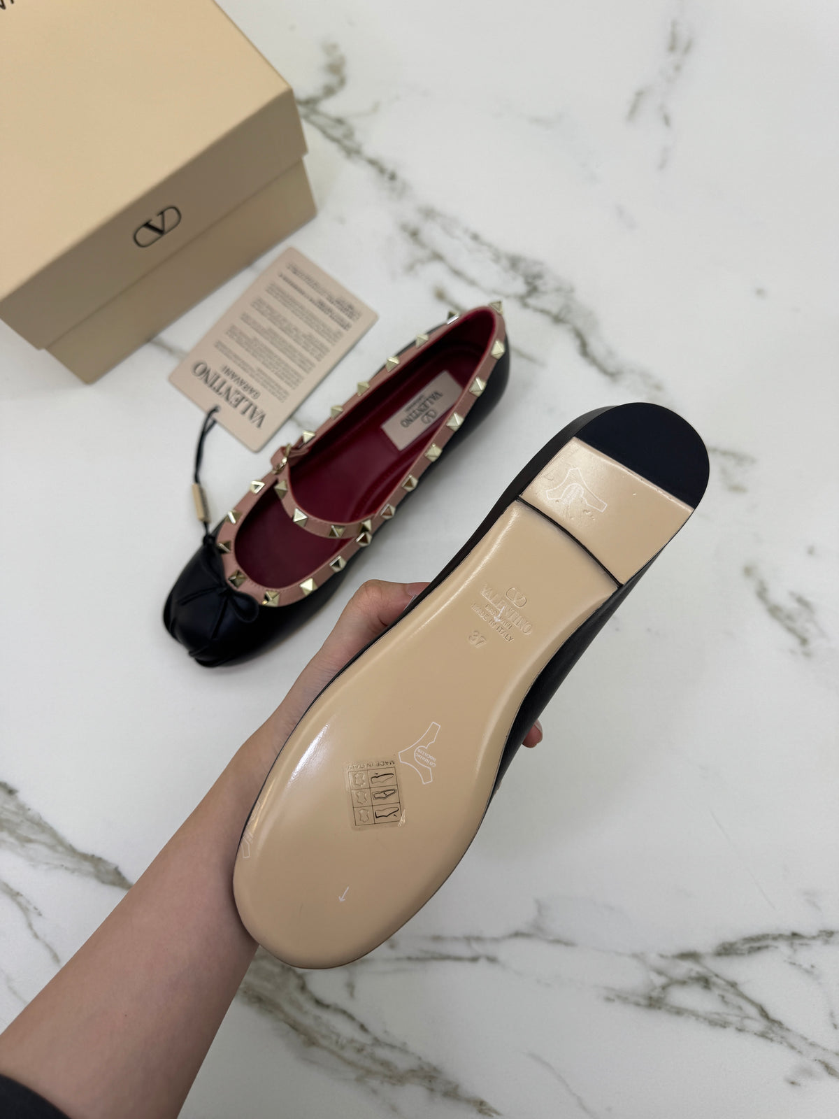 VALENTINO 芭蕾舞鞋 黑色