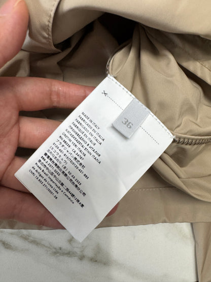 MIU MIU 淺卡其色短款風衣