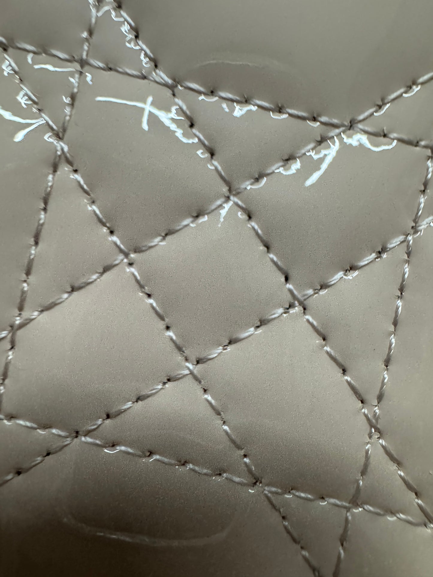 DIOR Lady Mini 三格 漆皮 淡粉 light Pink