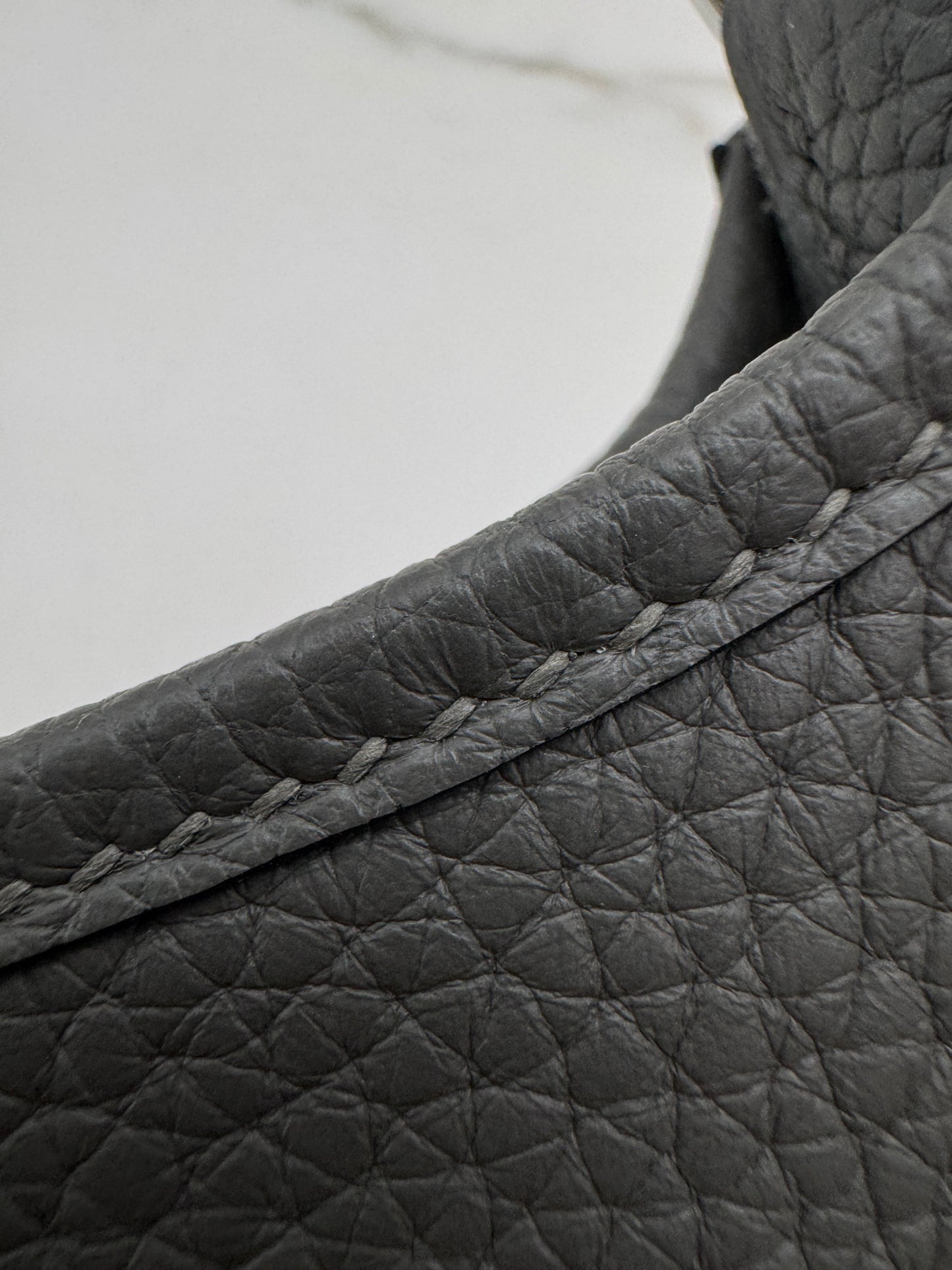 HERMES Mini Evelyne 積雨雲灰銀扣 Gris Meyer PHW