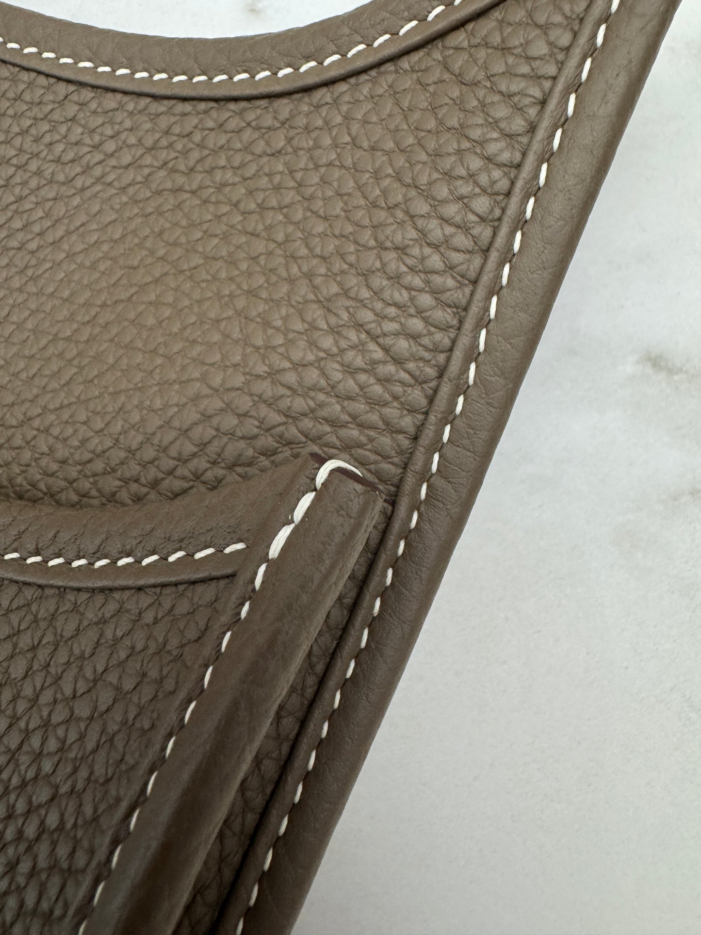 HERMES Evelyne 29 大象灰銀扣