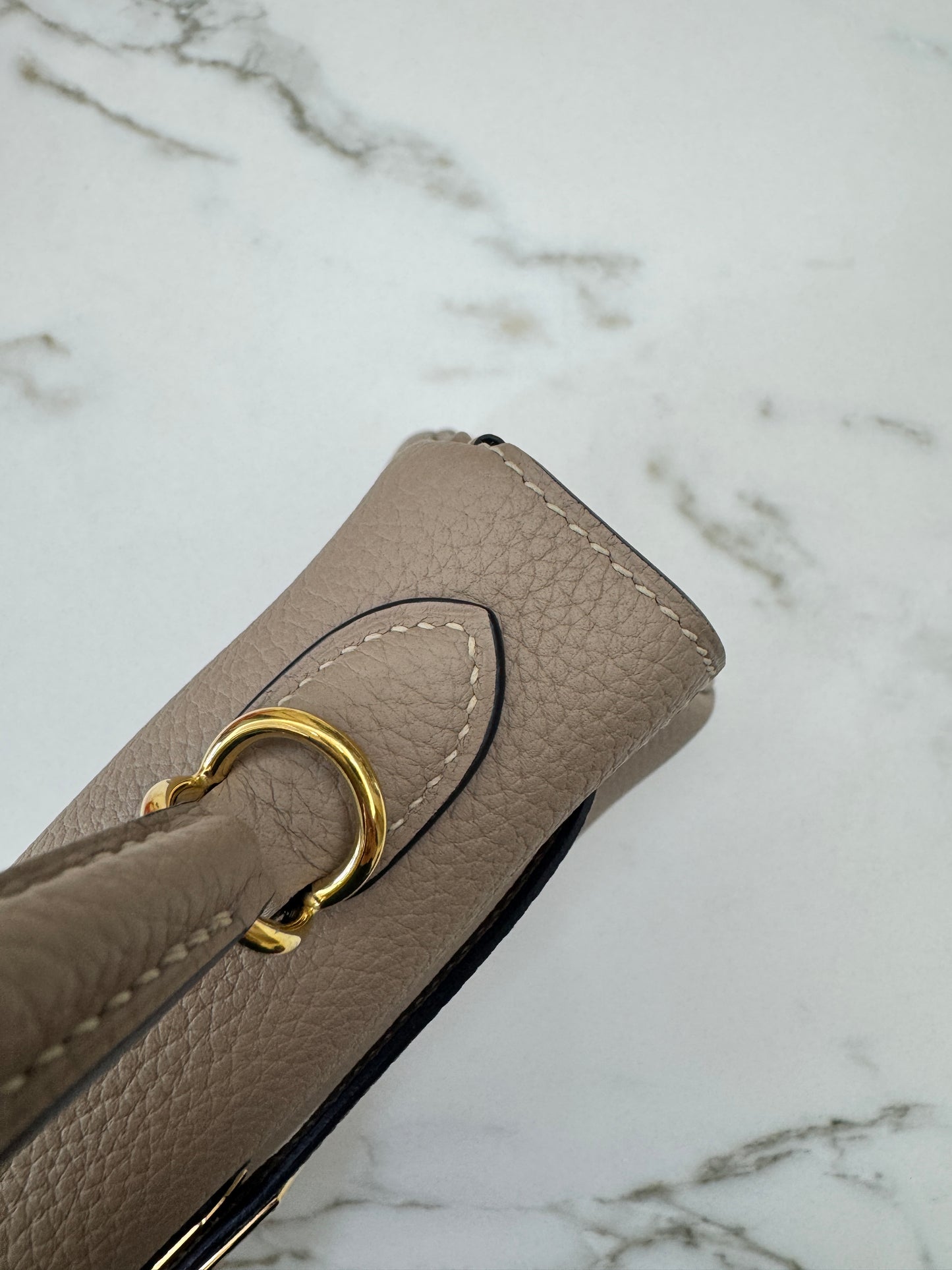 HERMES Kelly 25 斑鳩灰金扣 內縫 Togo 81 Gris Tourterelle GHW