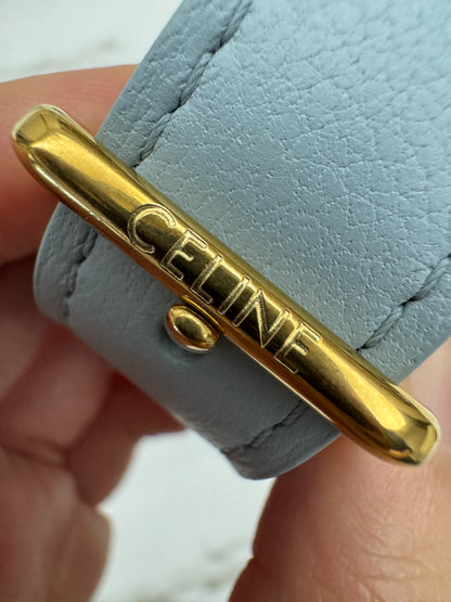 CELINE Teen Lulu 粉藍色