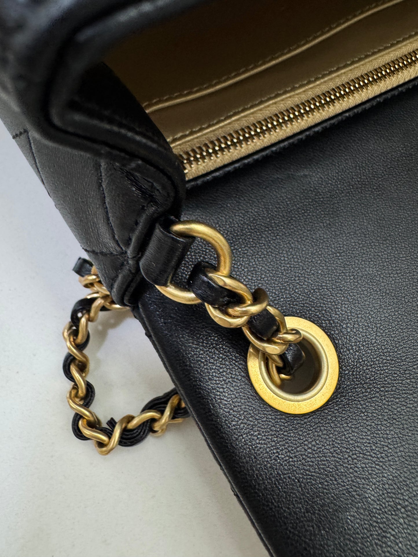 CHANEL 25B調節扣 Mini CF20 羊皮