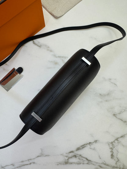 HERMES Mini Constance 新版 附鏡子 黑銀 Epsom PHW