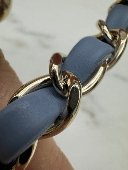 CHANEL 22B 淺藍牛仔 Mini CF20