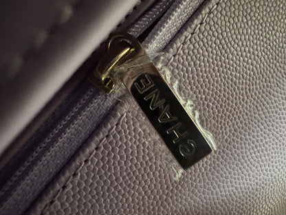 CHANEL Coco Handle 24P紫色 Small