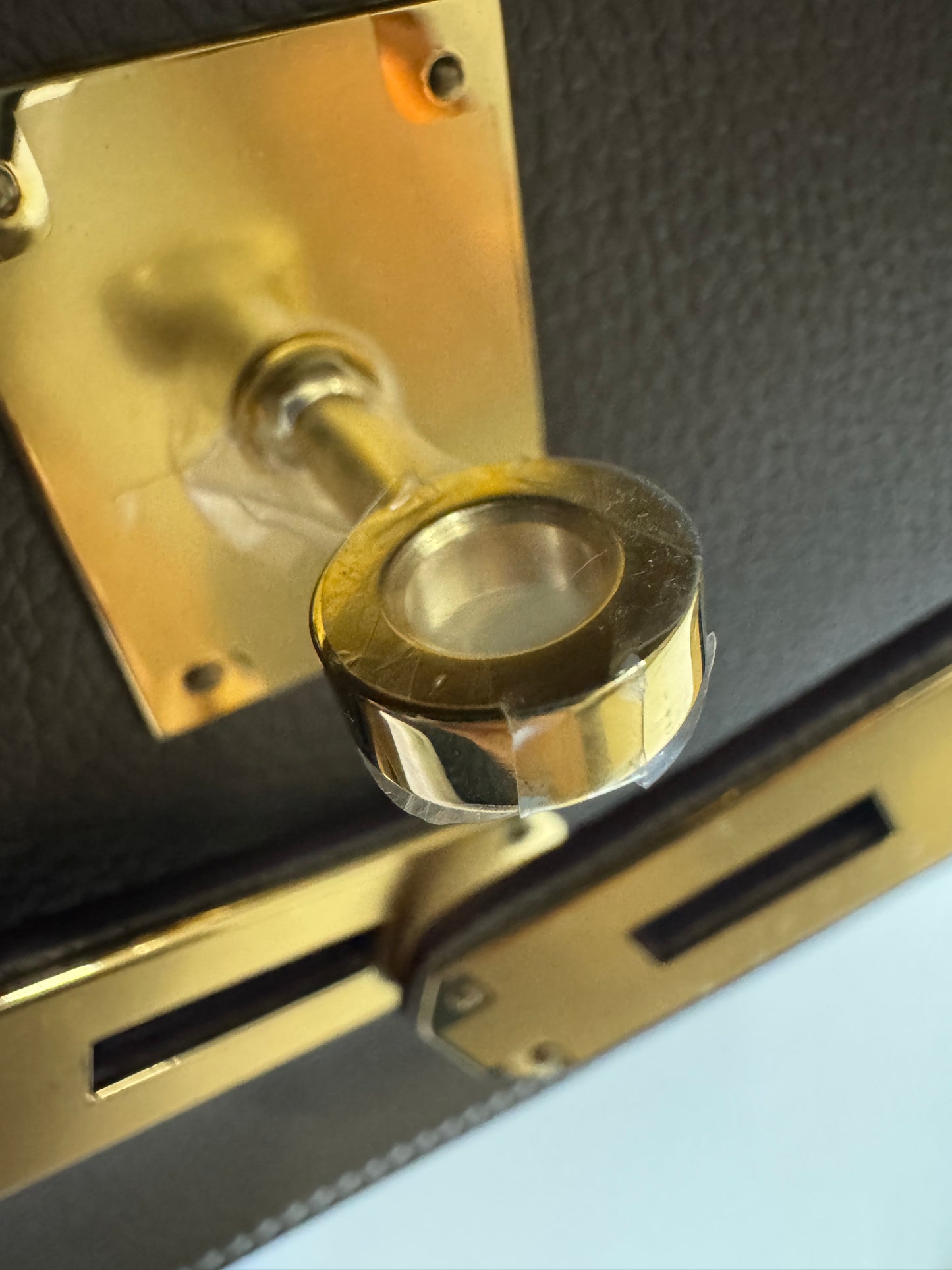 HERMES Jypsiere Mini 大象灰 金扣 evercolor 18 etoupe GHW