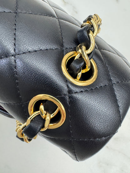 CHANEL CF25 Medium 黑金羊