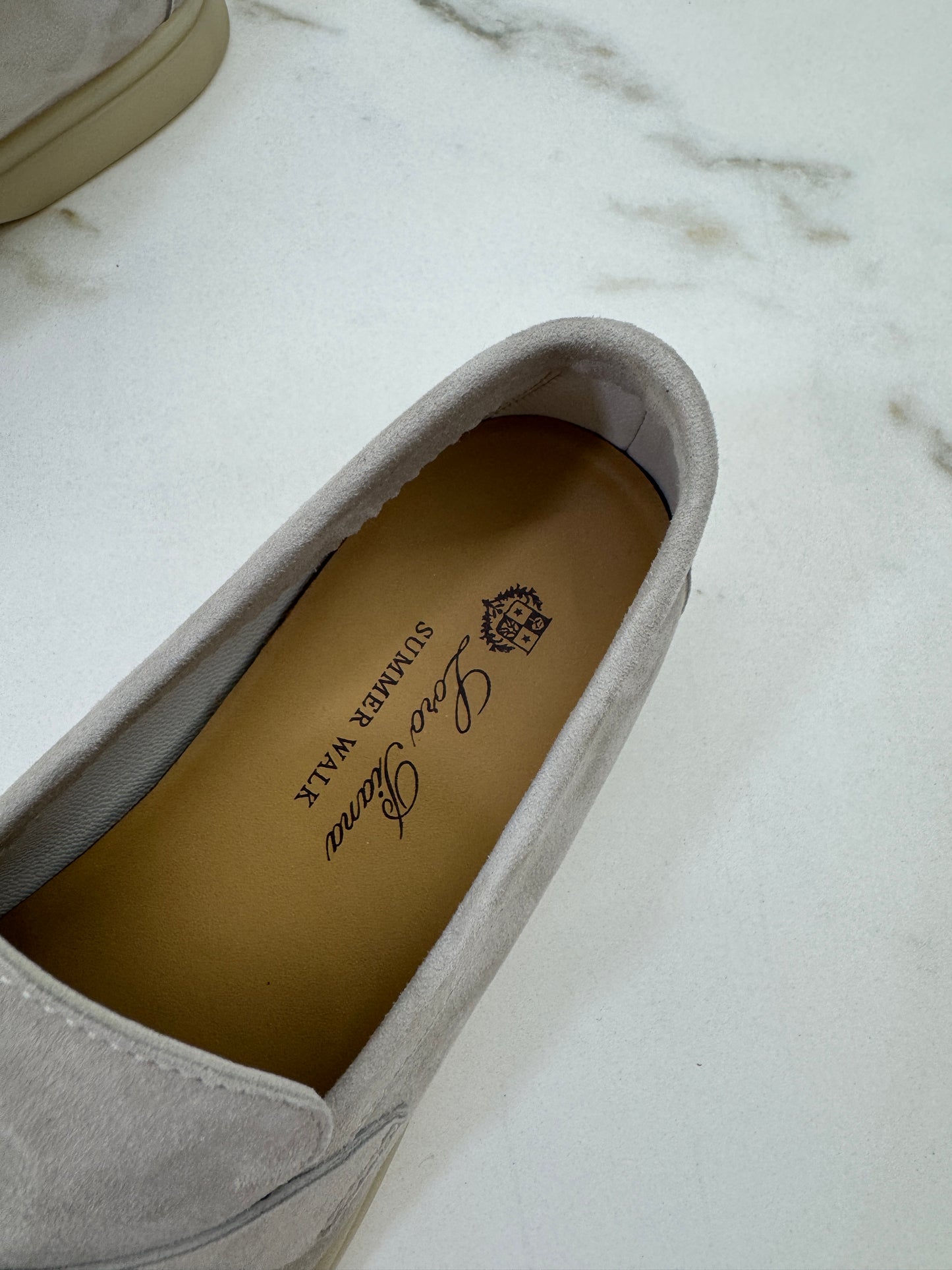 LORO PIANA Summer Walk Loafer 珍珠灰
