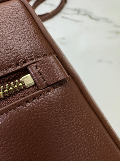 LORO PIANA Extra Bag 23 焦糖棕色