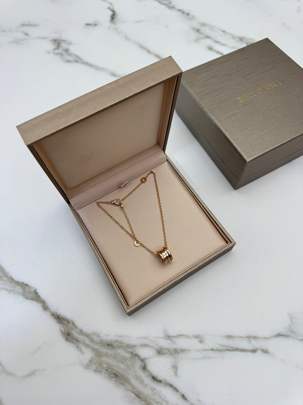 BVLGARI B.Zero 玫瑰金大號項鏈