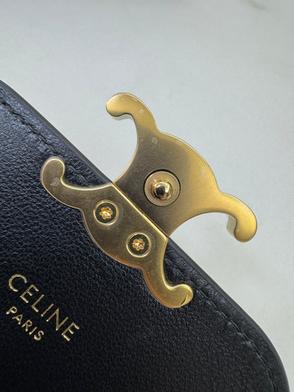 CELINE 凱旋門卡包 Box皮