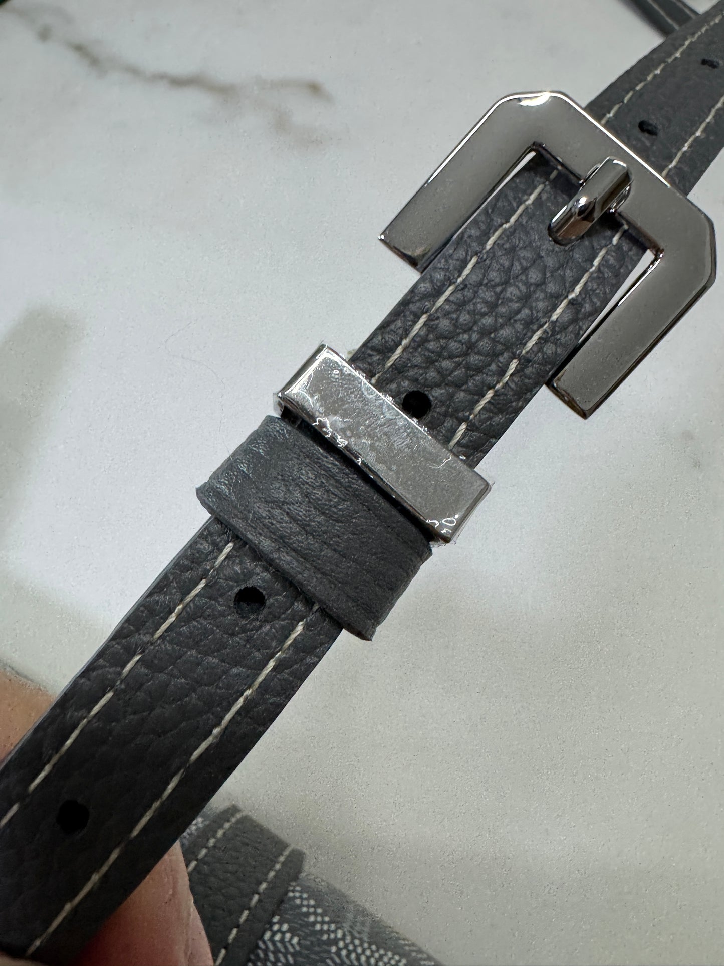 GOYARD Belvedere 郵差包 灰色 PM