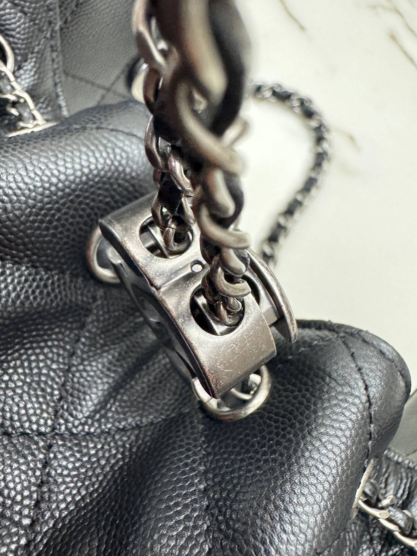 CHANEL Mini 25Bag 黑銀