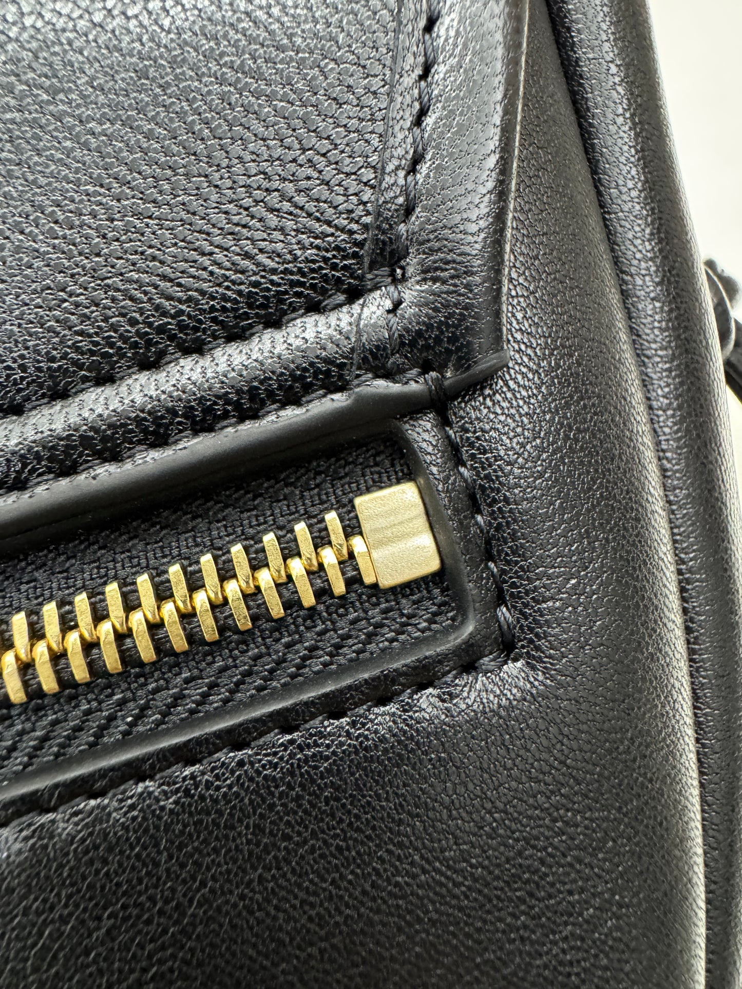 CELINE Soft Triomphe Half Moon 黑色