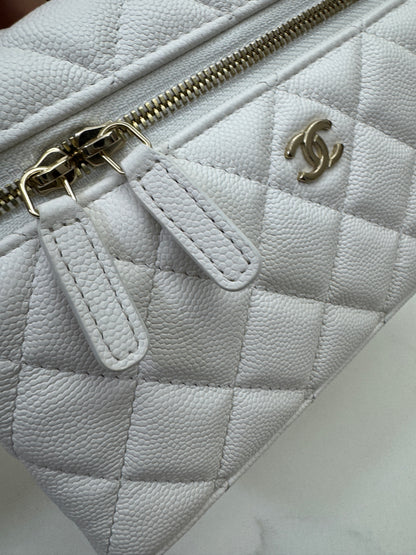 CHANEL 25C LP盒子包 白色 Vanity