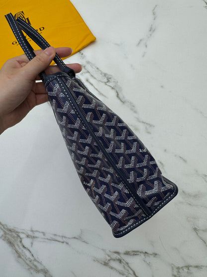 GOYARD Mini Anjour Tote 海軍藍【另配包夾】