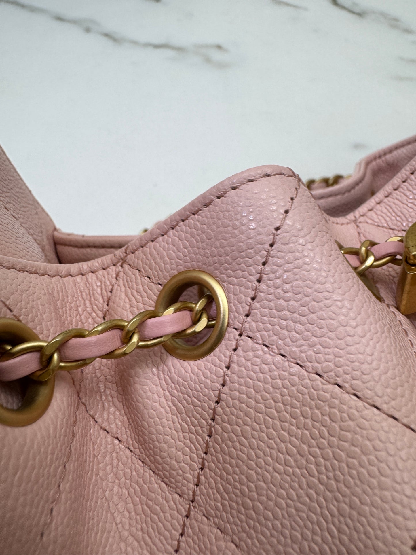 CHANEL Mini 25Bag 26P櫻花粉