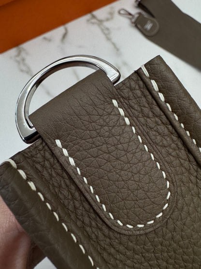 HERMES Evelyne 29 大象灰銀扣