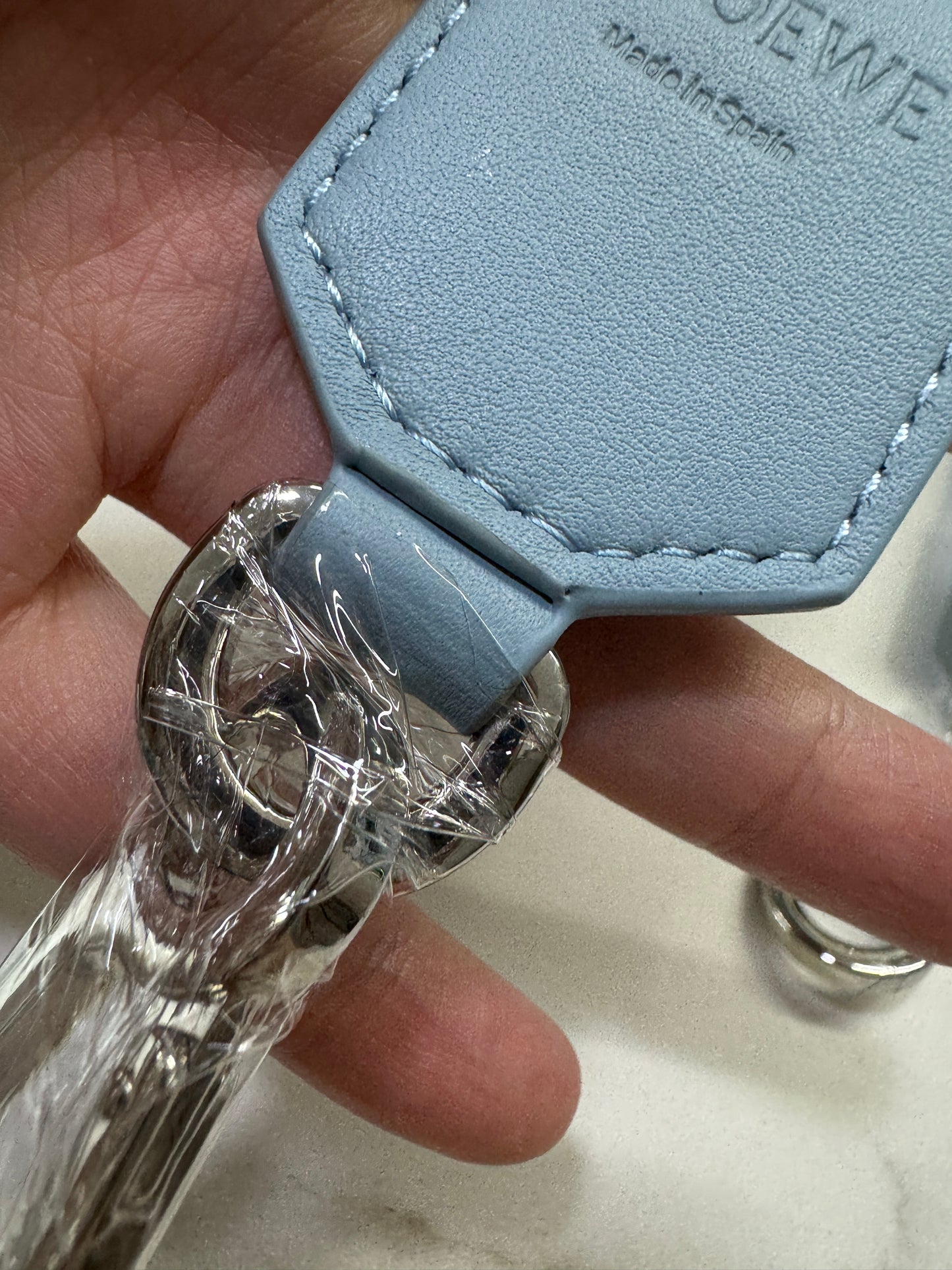 LOEWE Puzzle Small 天藍色